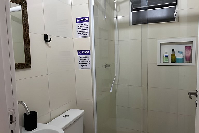 Great location just a few meters from Av Beira-mar